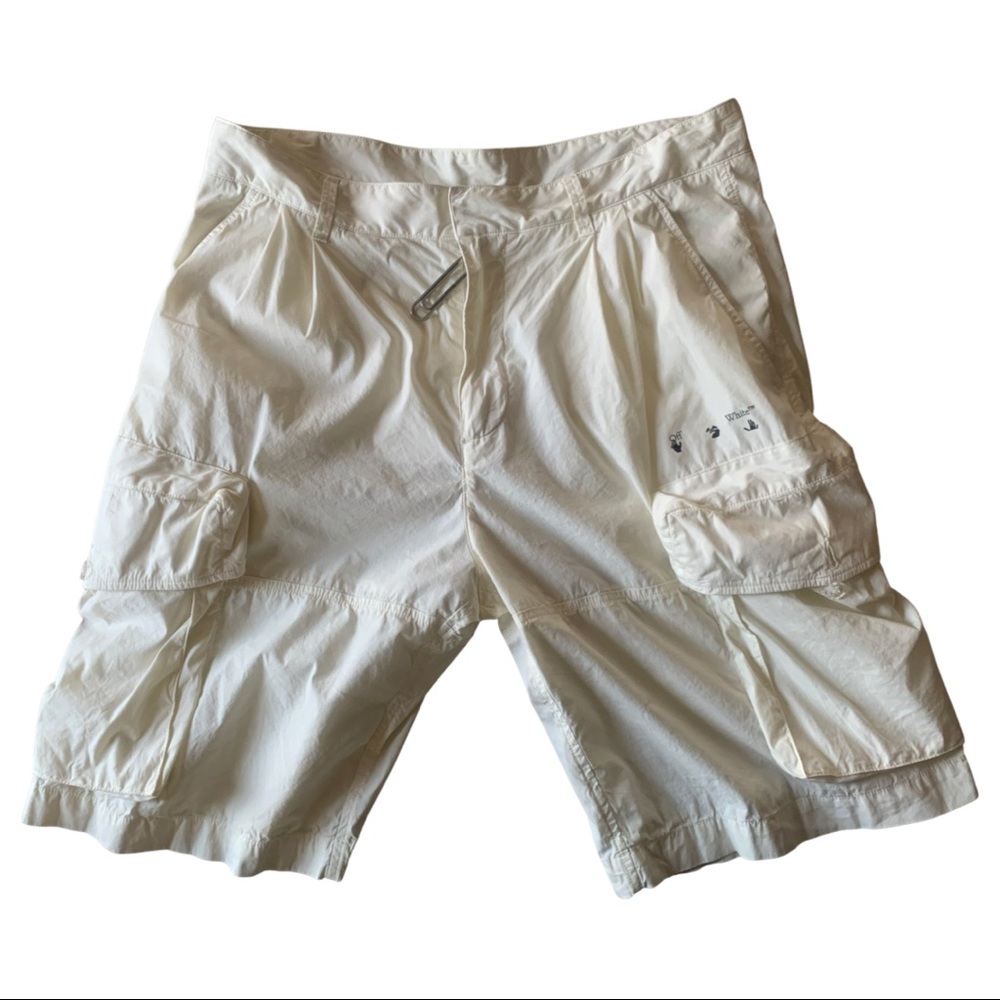Off White Logo Utility Shorts from Off-White Sz M
